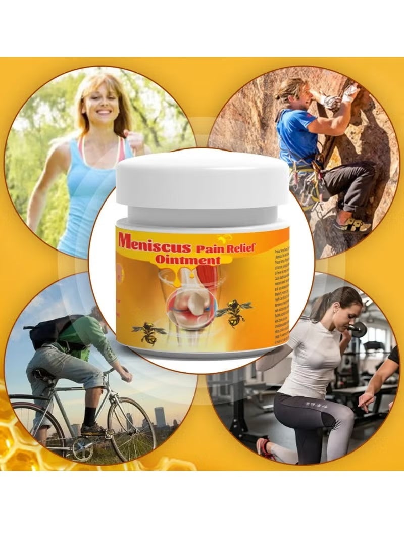 Sumifun Meniscus Pain Relief Ointment Joint Pain Relief Cream Knee Care Bee venom Balm for Joint Care Treatment Gel Cream Bee Venom Pain Relief Cream 20g - Image 3