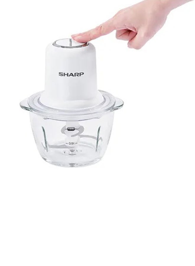 شارب قطاعة مع وعاء زجاجي 1.2 L 350 W EM-CP31-W3 أبيض - Image 3
