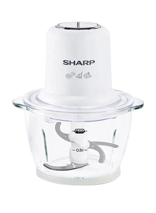 شارب قطاعة مع وعاء زجاجي 1.2 L 350 W EM-CP31-W3 أبيض - Image 1
