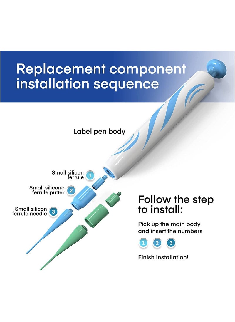 2 in 1 Skin Tag Remover Device Kits,for 2-8mm Tags,2 in 1 Skin Tag Remover Wart Removal with 40 Micro and Regular Skin Tag Bands