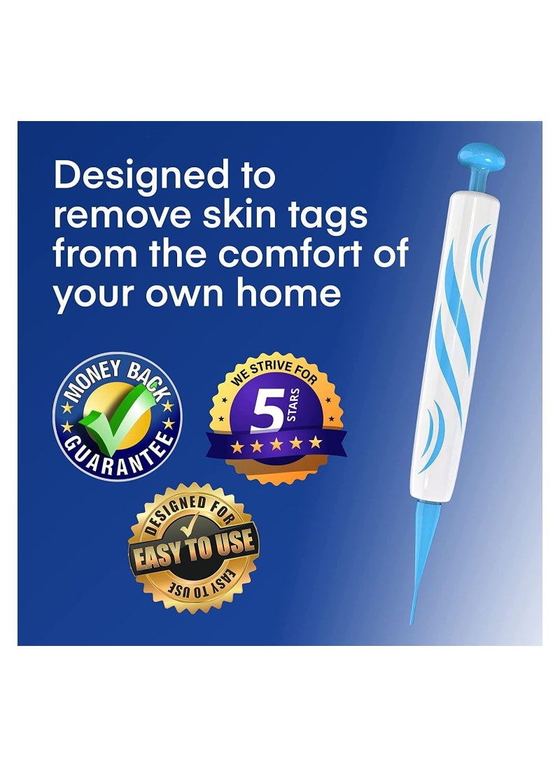 2 in 1 Skin Tag Remover Device Kits,for 2-8mm Tags,2 in 1 Skin Tag Remover Wart Removal with 40 Micro and Regular Skin Tag Bands