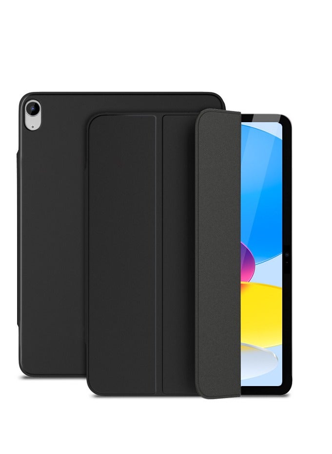 جراب مغناطيسي مرن متوافق مع iPad الجيل العاشر 10.9 بوصة 2022 / iPad الجيل الحادي عشر 11 بوصة 2025، ملحق مغناطيسي مريح مع حامل ثلاثي الطي ثنائي الاتجاه وحماية خفيفة الوزن وخاصية السكون/الاستيقاظ التلقائي وغطاء ناعم كالحرير - Image 1