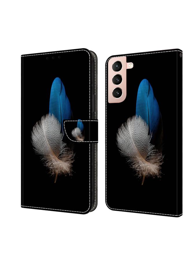 S-TOP Case For Samsung Galaxy S21 Crystal 3D Shockproof Protective Leather Phone Case - Image 1