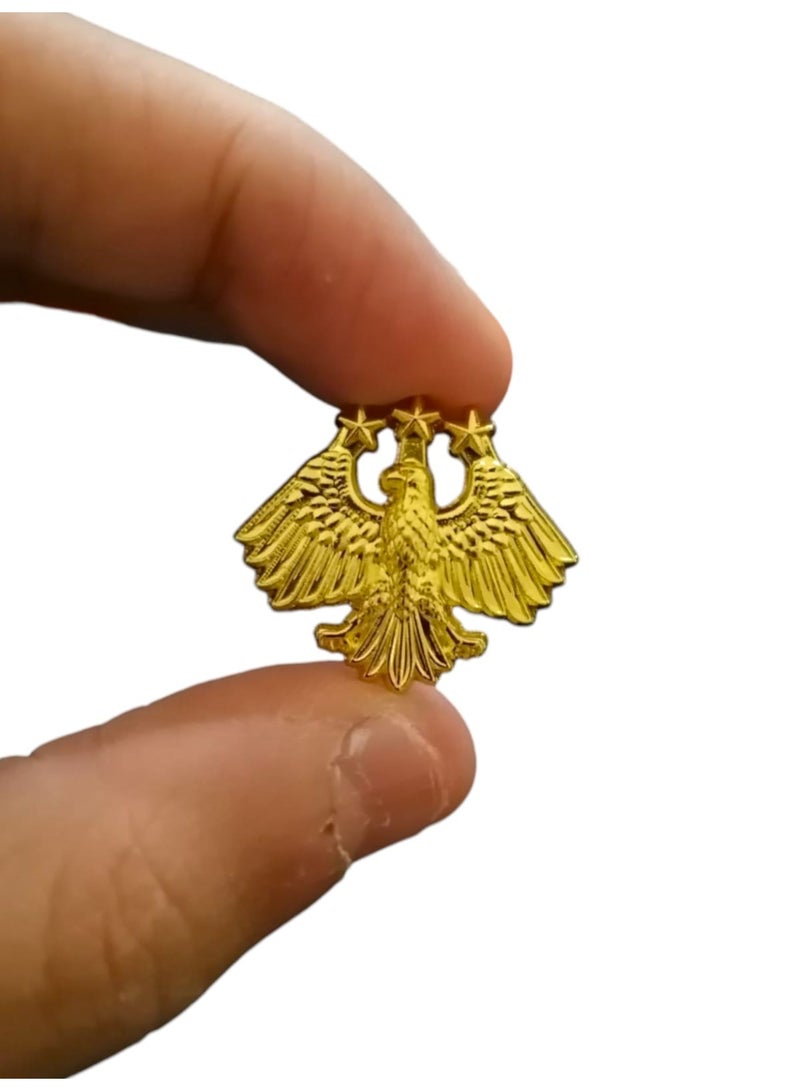 ملصق يجمع بين العقاب الذهبي السوري وجواز السفر، مناسب لجميع أنواع الهواتف المحمولة قطعتين - Image 5