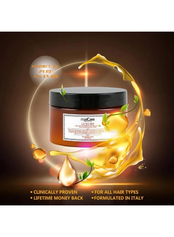 Maxcare Argan Oil Mask from Luxury Organics, 250 ml - Image 2