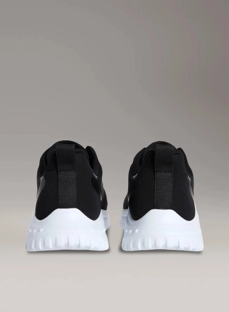 Calvin Klein Jeans Black/Bright White Mesh Trainers for Men | Best Price UAE