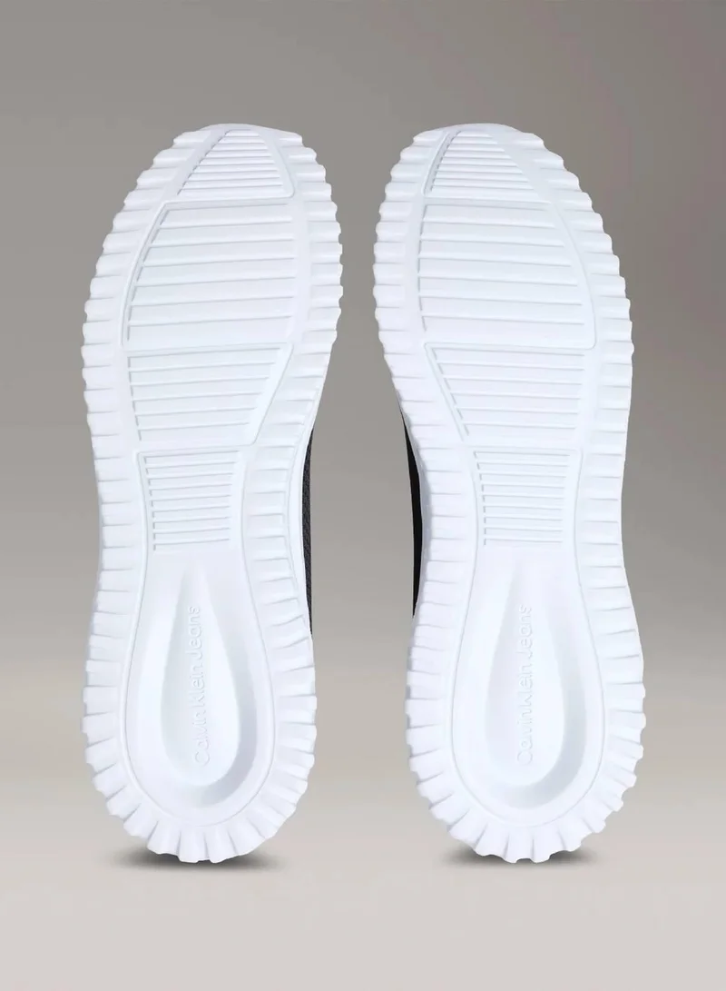 Calvin Klein Jeans Black/Bright White Mesh Trainers for Men | Best Price UAE