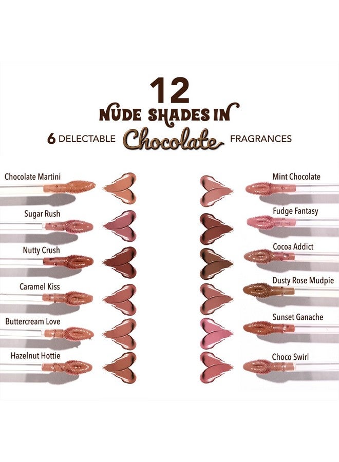 بلو هيفن أحمر شفاه كوكيز آند سوفليه مطفي للنساء، أحمر شفاه سائل يدوم طويلاً، غني بزبدة الكاكاو وزيت ثمر الورد، لون شفاه ناعم ومغذي - شوكولاتة مارتيني، 3.2 مل - Image 3