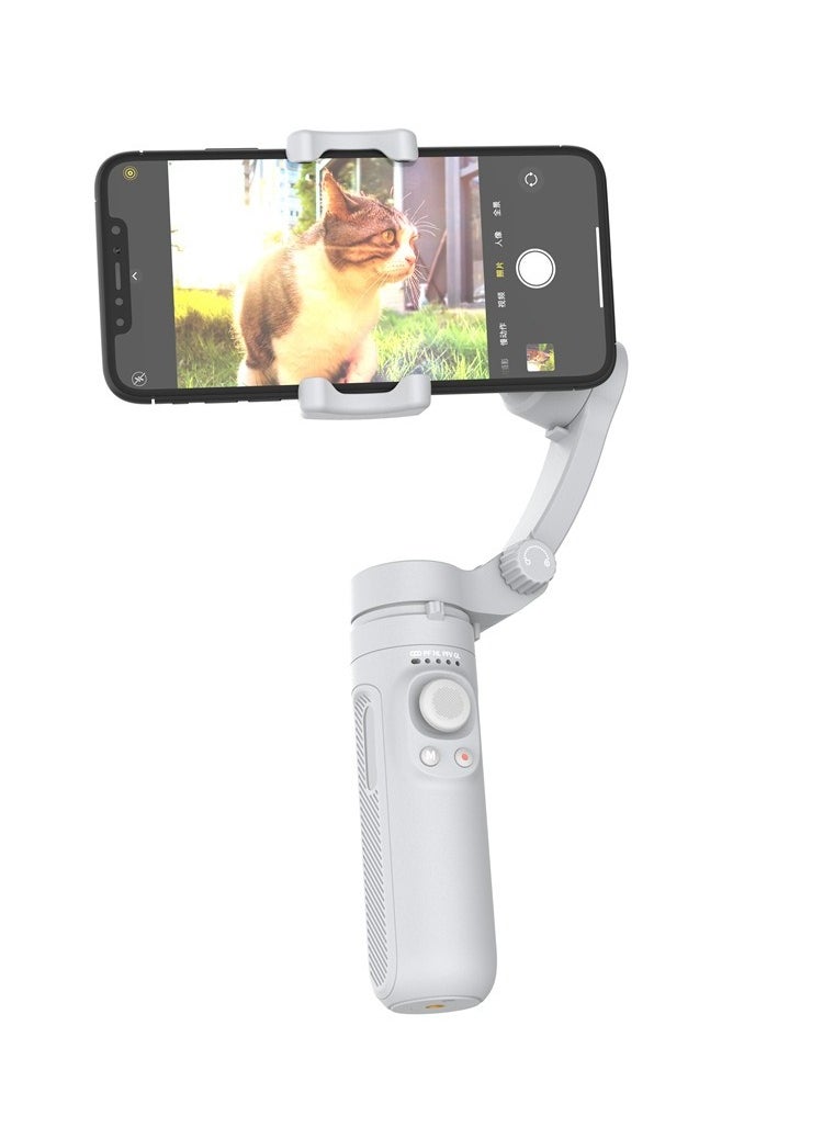 Generic 3-Axis Gimbal Stabilizer for Smartphone Foldable Handheld Phone Video Record Vlog Anti-Shake Stabilizer for iPhone Android  - Image 1
