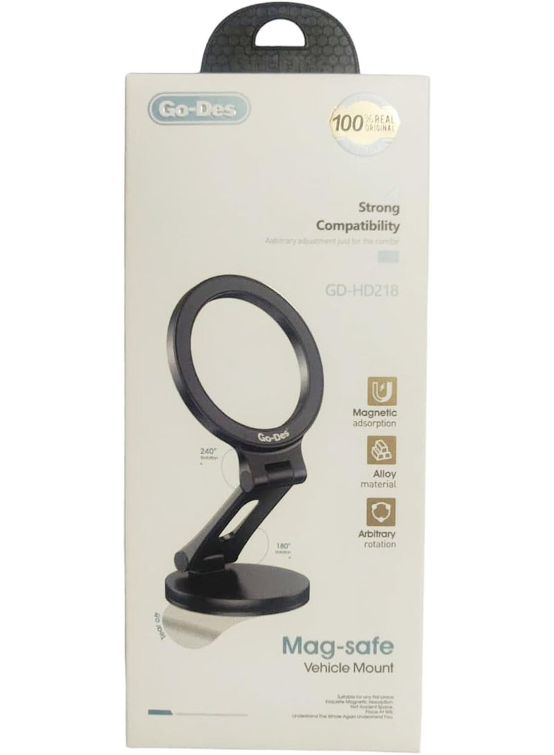 ELTRAZONE Magnetic Mobile Holder – Black Car Phone Mount for Secure and Convenient Use - Image 4