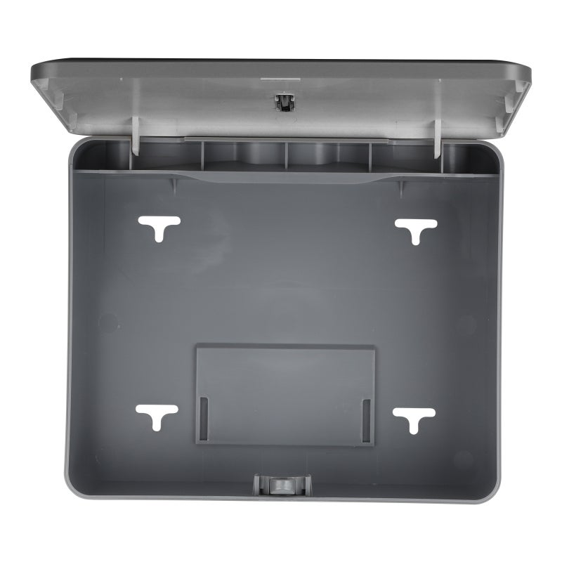 Touchless Paper Towel Dispenser Wall Mount: Silver, Lockable Access, Visual Window - Jam-free Arc Paper Outlet for Commercial Use - Image 4