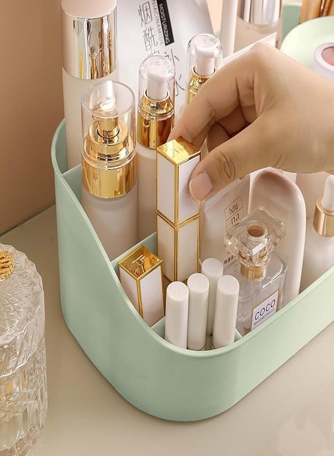 VEDHAK Beauty Makeup Organizer With Drawers Cosmetic, Vanity brush With Holder For Lipstick, Brushes, Eyeshadow, Skincare Tube storage Transparent Drawer Box Suitable For Dressing Table - Multicolor. - Image 5