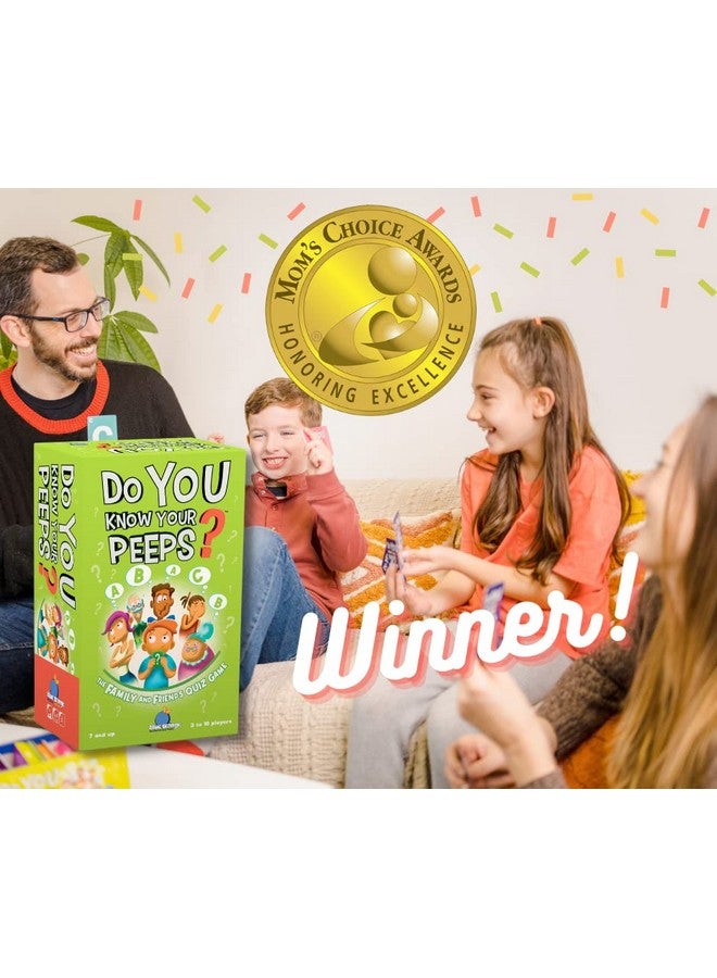 blue orange Social Tabletop Game, Kids Teens Adults Friends Family Game Nights, Conversation Starter Ice Breaker Quiz Party Game, All Ages, 3 to 10 Players, Do You Know Your Peeps? by Blue Orange Games - Image 2