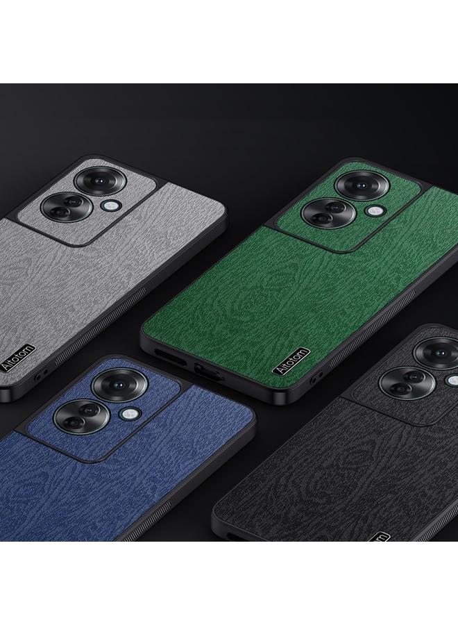 S-TOP Case For OPPO Reno11 F Tree Bark Leather Shockproof Phone Case - Image 5