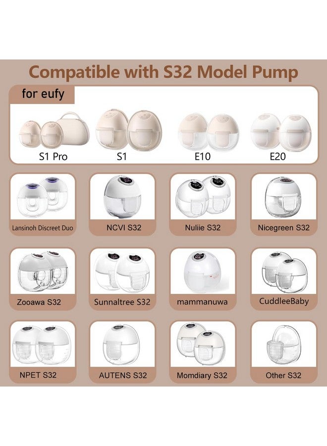 IVARONAL 6pcs Duckbill Valves and 4pcs Silicone Diaphragms Compatible with eufy S1 Pro/S1/E10/E20 Breast Pump, Replace for Lansinoh Discreet Duo/NCVI/NICEGREEN/Nuliie/Zooawa S32 Breast Pump Parts - Image 2