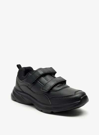 ال بي ال من شو اكسبرس Solid School Shoes with Hook and Loop Closure