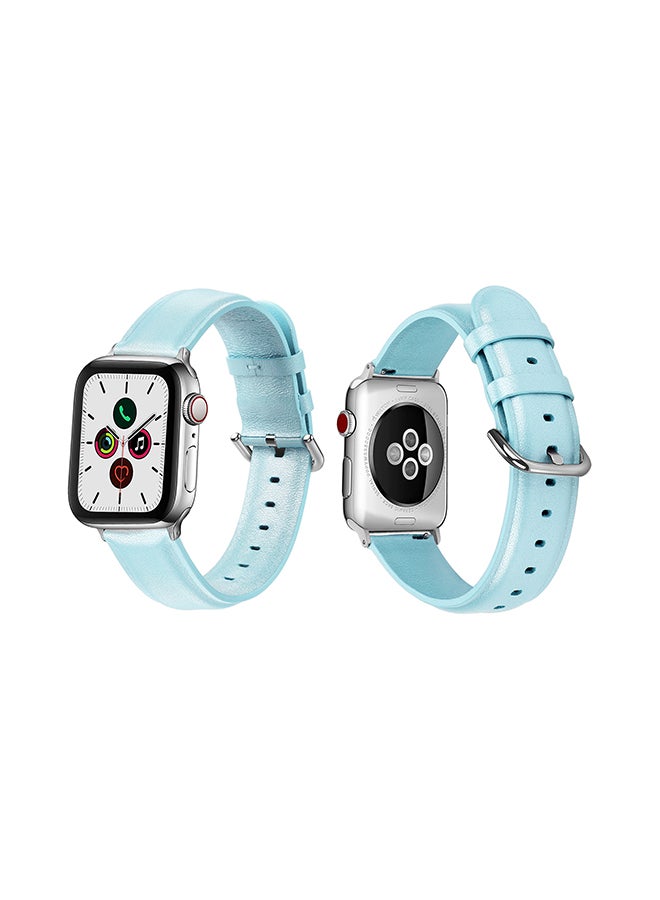 Perfii Replacement Band For Apple Watch Series 5/4/3/2/1 40/38mm Sky Blue - Image 1