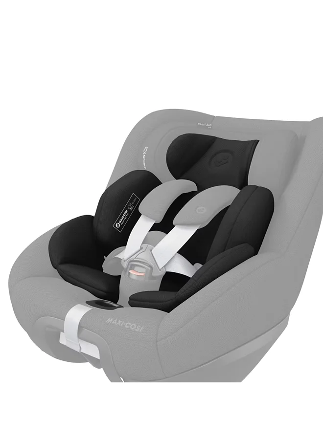 Maxi-Cosi Pearl 360 Pro Newborn Inlay, Designed For Pearl 360 Rotating Car Seat, 0 - 3 Months, Authentic Black, 2 Year Warranty