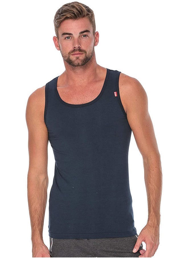COTTONIL Plain Basic Sleeveless Scoop Neck Undershirts 
