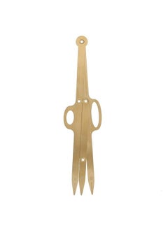 yuyte Eyebrow Stencil Eyebrow Guide Ruler Eyebrow Ruler Eyebrow Measure Ruler Eyebrow Measure Tool Microblading Ruler Eyebrow Stencil Ruler Eyebrow Stencil Positioning Tool Stainless Steel[Gold]  - Image 5
