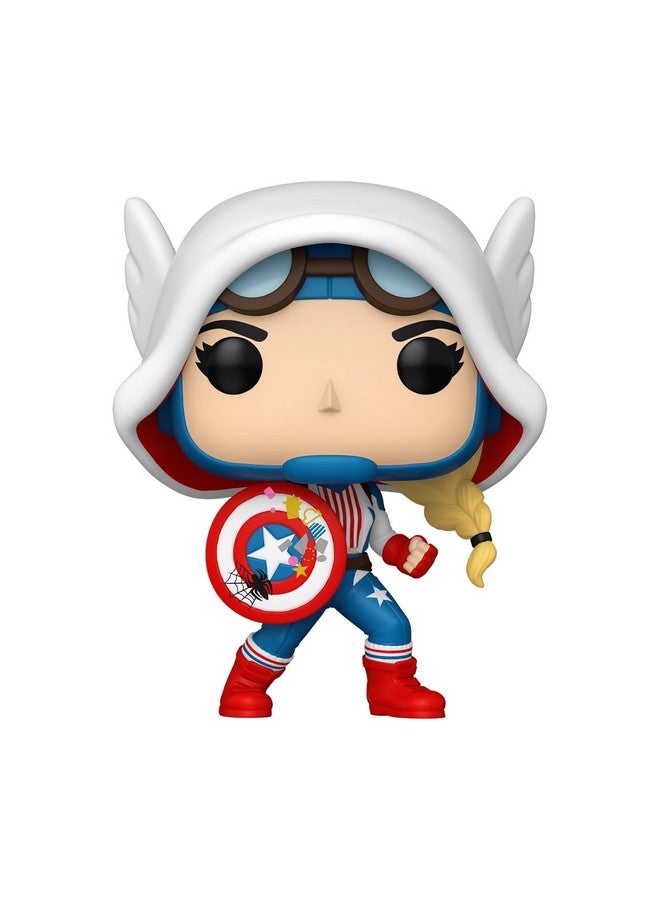 Funko Funko Pop! Marvel: Spider-Gwen: Gwenverse - Cap-Gwen  - Image 2