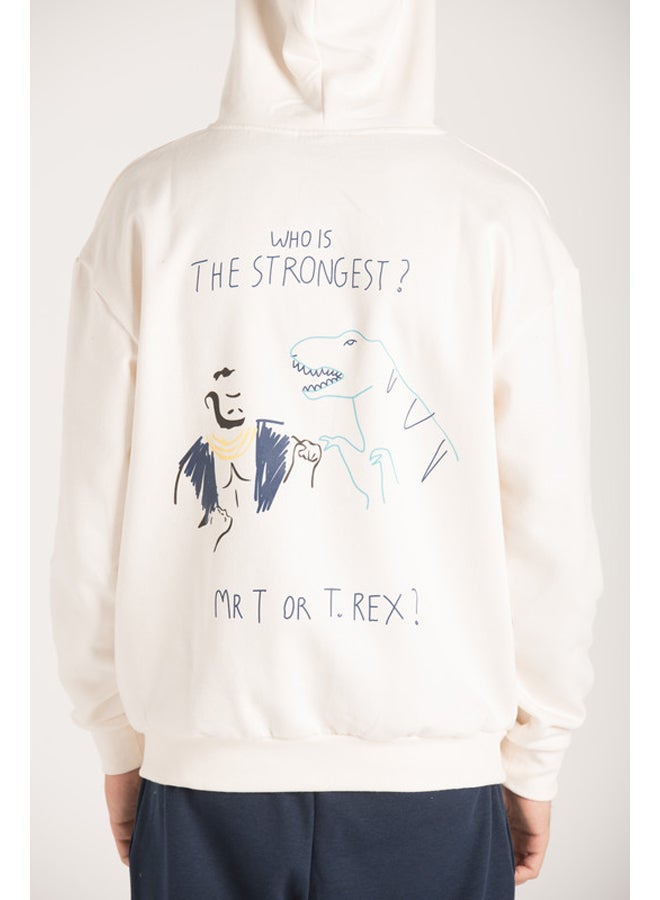 Marco Bergamo OVERSIZE SWEATSHIRT WITH PRINT - Image 2