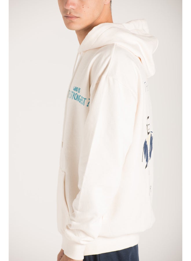 Marco Bergamo OVERSIZE SWEATSHIRT WITH PRINT - Image 4