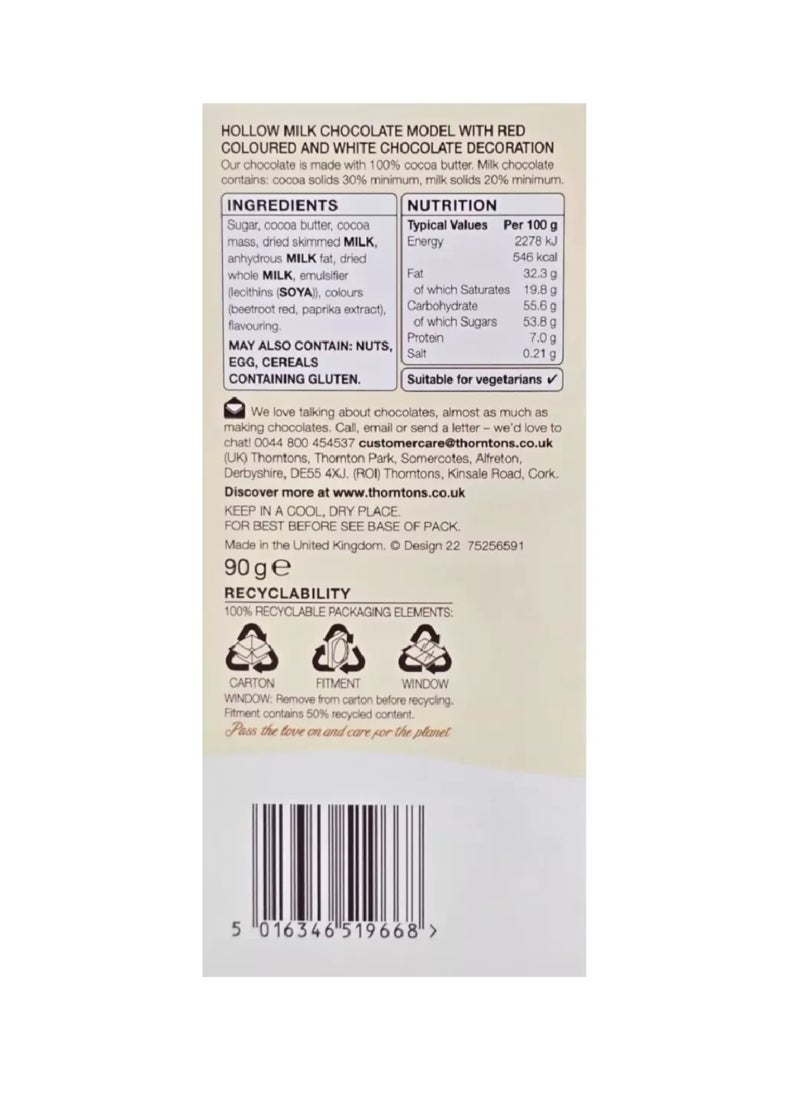 Thorntons Cheeky Reindeer Chocolate 90g - Image 2