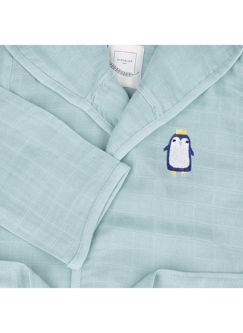 Miespiga Penguin Kids Muslin Bathrobe  - Image 2