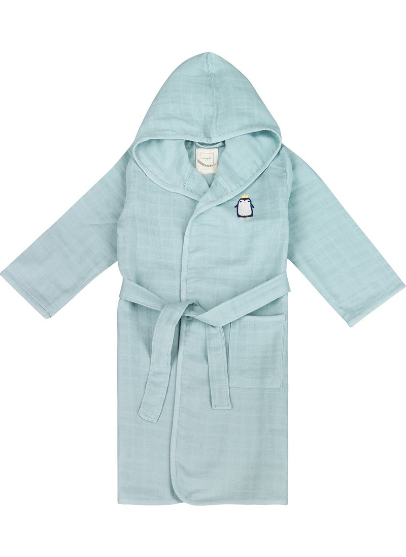 Miespiga Penguin Kids Muslin Bathrobe  - Image 1
