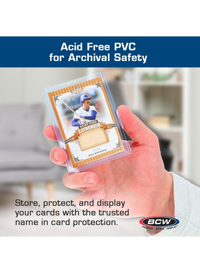 BCW 197 PT. Thick Card Topload Holder - Pack of 10 | Durable Rigid PVC Toploader | Toploaders for Memorabilia, Jersey, Patch, and Relic Cards | Ideal for Collectors and Hobbyists - Image 4