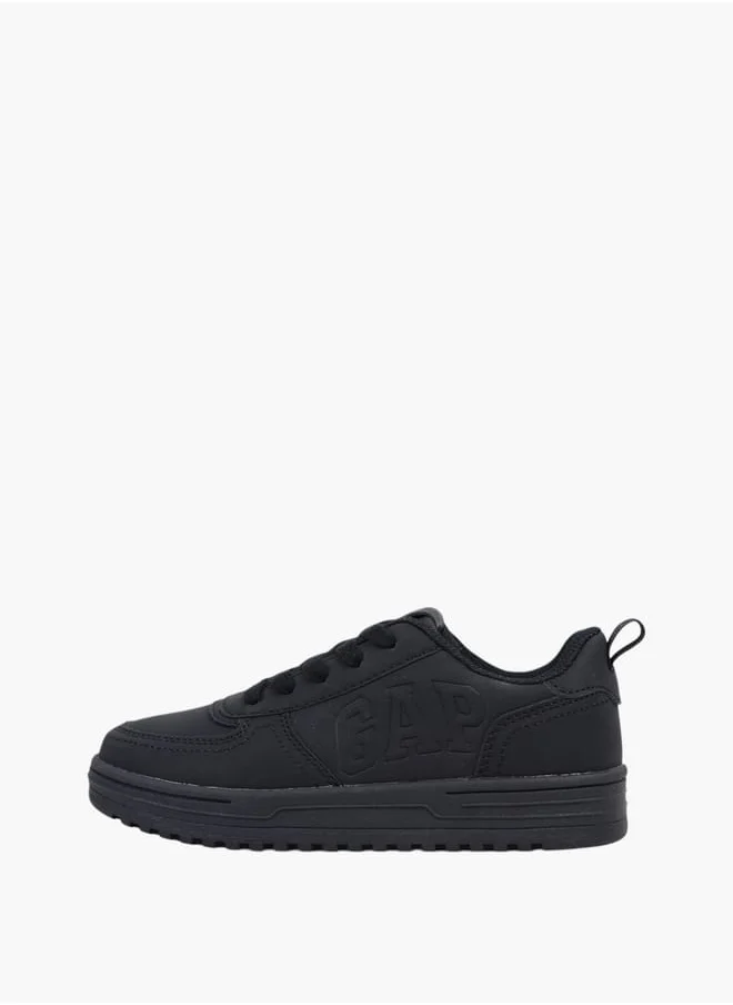 GAP Boys' Panelled Sneakers with Lace-Up Closure - BOSTON III