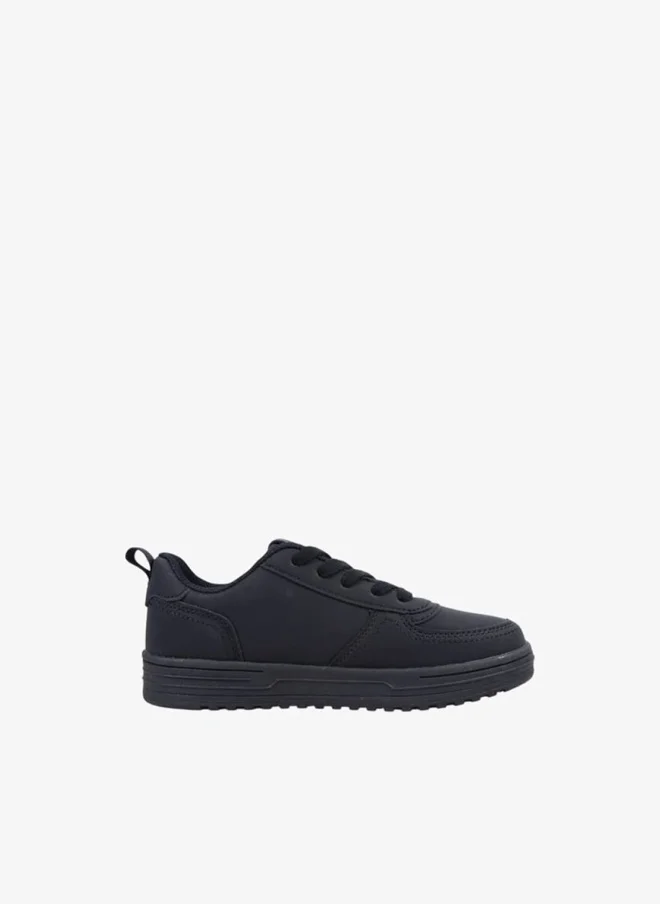 GAP Boys' Panelled Sneakers with Lace-Up Closure - BOSTON III