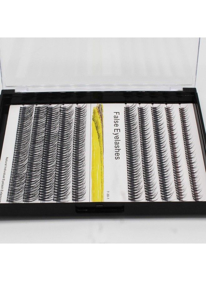Hannahool 1Tray400Count Beauty Nature Long Fishtail Style Individual Fake False Eyelashes Clusters Mixed 816Mm High Volume 3D Eye Lashes Extensions Makeup Tools (816Mm) - Image 4