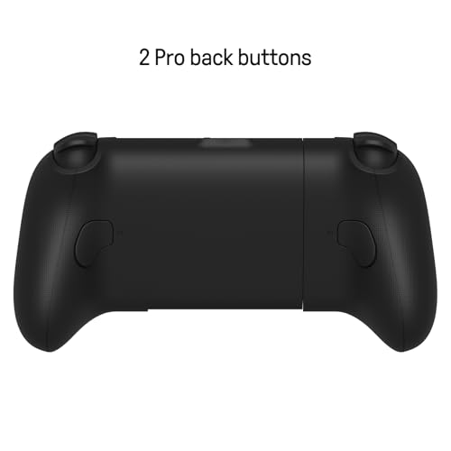 8Bitdo Ultimate Mobile Gaming Bluetooth Controller for Android Devices with Hall Effect Joysticks and Hall Triggers, Back Buttons, Mapping and Turbo Function (Black) - Image 3