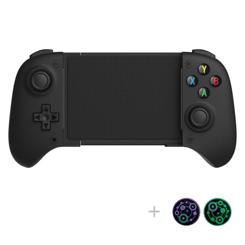 8Bitdo Ultimate Mobile Gaming Bluetooth Controller for Android Devices with Hall Effect Joysticks and Hall Triggers, Back Buttons, Mapping and Turbo Function (Black) - Image 1