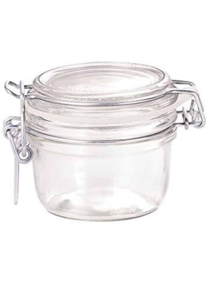 Bormioli Rocco - Bormioli Rocco Fido Preserving Jar 125ml Round Glass Dessert Glass Appetiser Glass Preserving Glass Storage Jars - Image 1