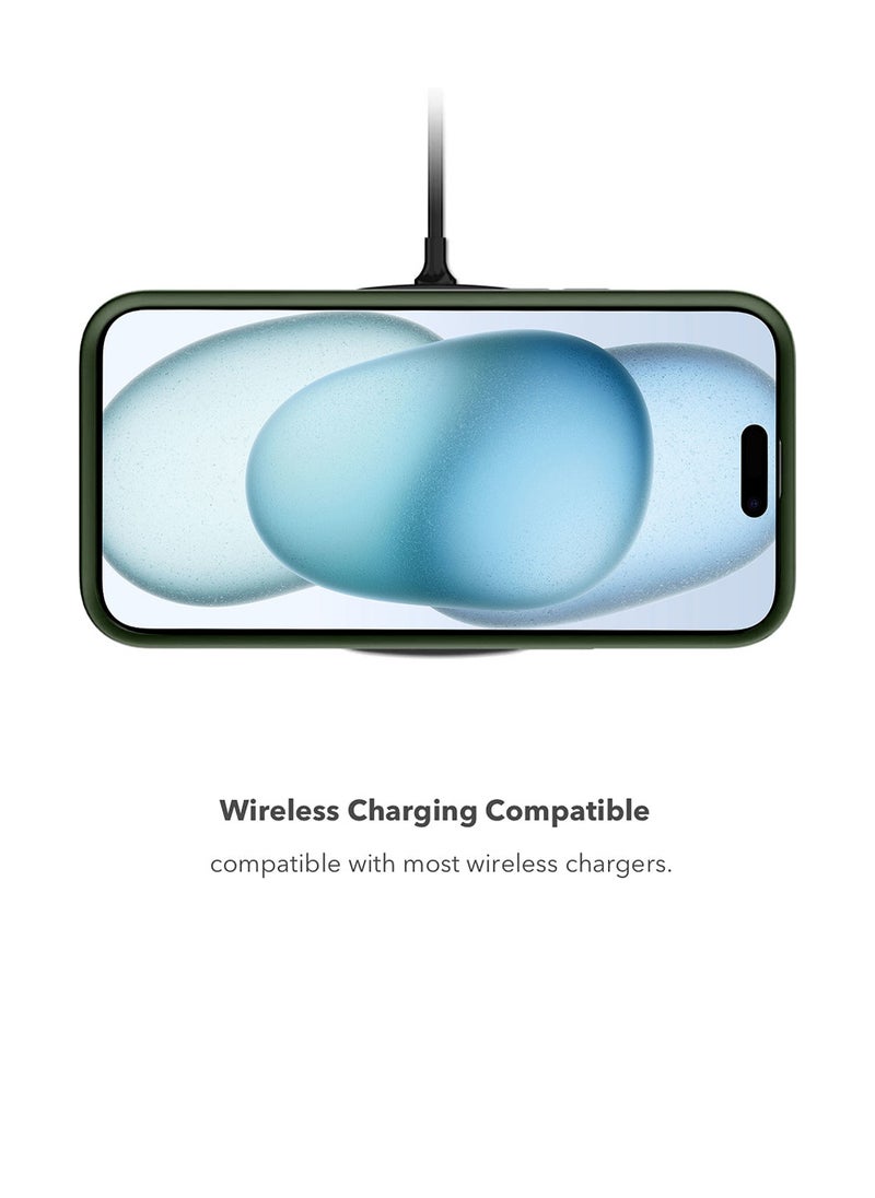 D3O NEO Hybrid Crystal With MagSafe Wireless Charging Function And Magnetic Car Holder Case Cover For Apple iPhone 15 Plus 2023 Green