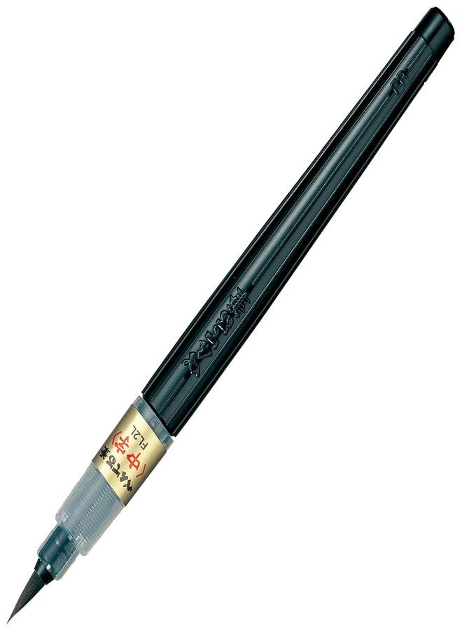 Pentel Fude Brush Pen | Medium Tip | Ideal For Modern Calligraphy & Decorative Writing | Black, Pack Of 1 (XFL2L) - Image 1