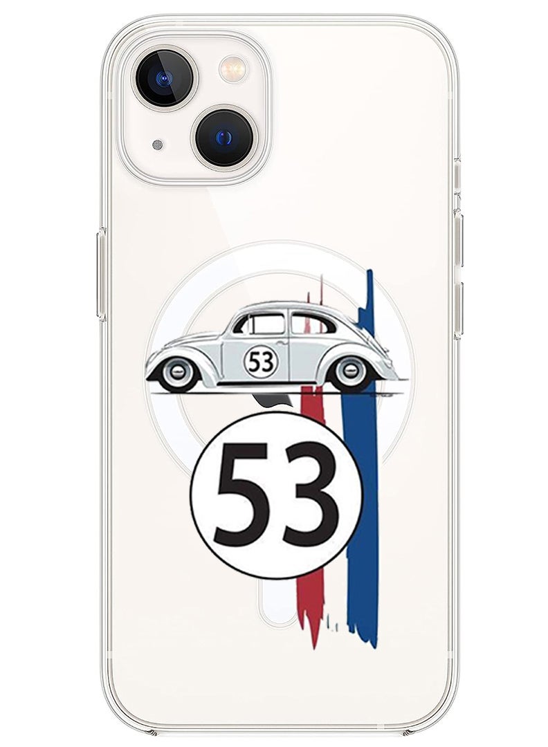 Theodor Magnetic Case for iPhone 14 6.1-inch Compatible with MagSafe Wireless Charging, Shockproof Phone Bumper Cover Car 53 copy - Image 1