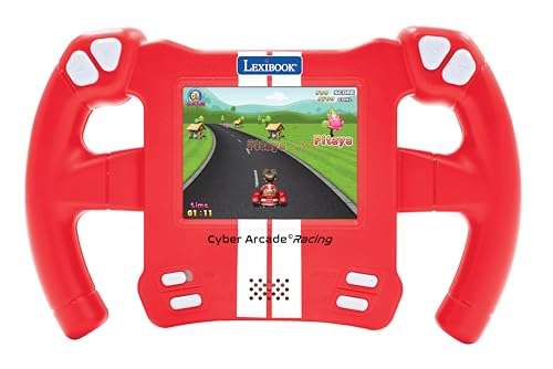 Lexibook Cyber Arcade Racing Motion Controlled Racing Console 30 Racing Action and Puzzle Games Control by Tilting Red JL3150 - Image 1