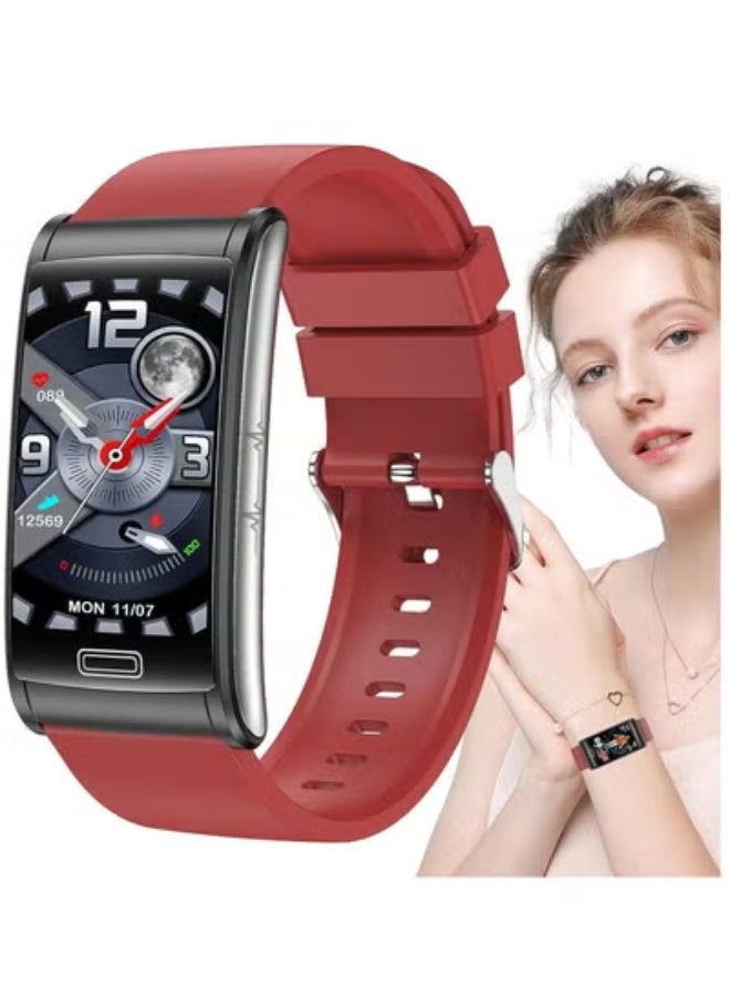 AROAQ Blood Glucose Test Smart Watch, E600 Blood Glucose Monitoring Smartwatch, 1.47Inch TFT Non-Invasive Blood Glucose Smart Watch, Fitness Watch with Multi Sport Modes for Men Women - Image 1