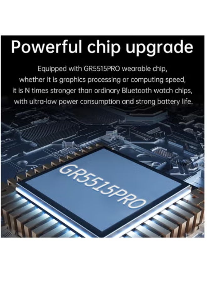 AROAQ Blood Glucose Test Smart Watch, E600 Blood Glucose Monitoring Smartwatch, 1.47Inch TFT Non-Invasive Blood Glucose Smart Watch, Fitness Watch with Multi Sport Modes for Men Women - Image 4