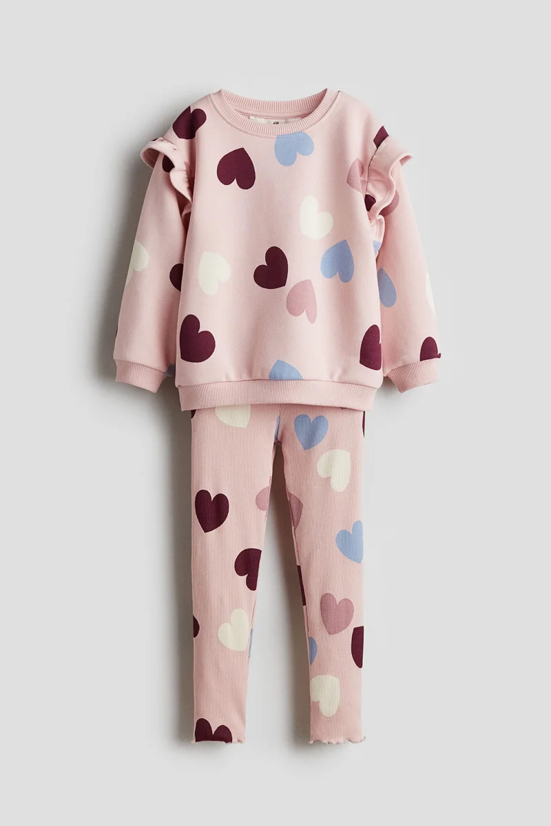 H&M 2-piece sweatshirt and leggings set