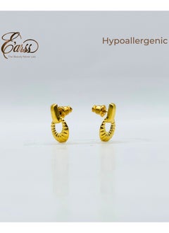 Fancy Knot Gold Earring | Stainless Steel | 18K Gold Plated - pzsku/Z16E005916FE775596CDFZ/45/_/1738671054/50819911-d81f-436c-b11d-d2e9fe5b85b7