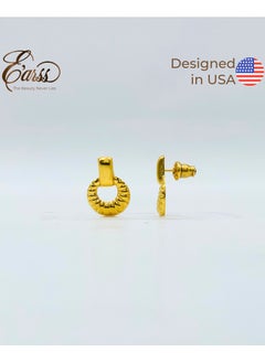 Fancy Knot Gold Earring | Stainless Steel | 18K Gold Plated - pzsku/Z16E005916FE775596CDFZ/45/_/1738671055/3d2e53c2-7cb7-4225-a6c6-5bf1f9cf1103