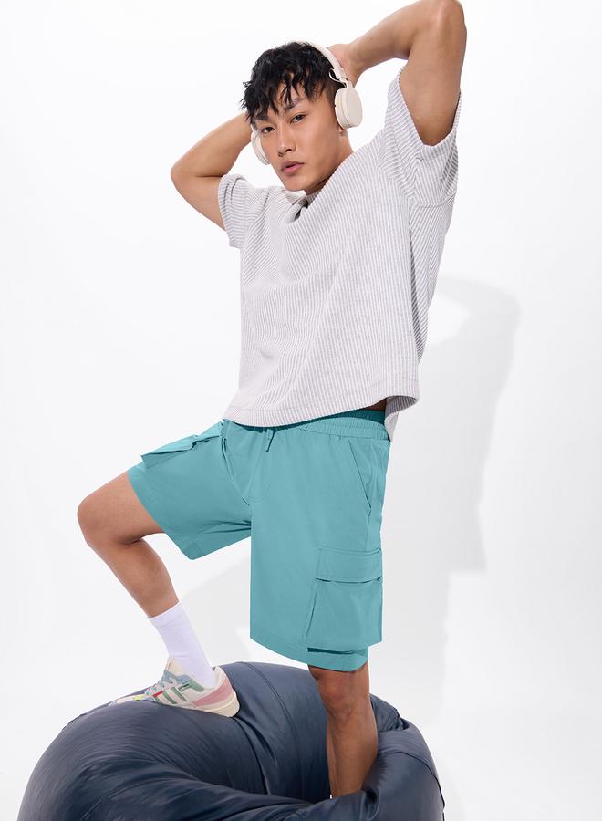 ذا سوليد ستور شورت كارجو بطول الركبة - Image 2