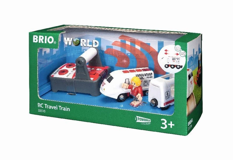 BRIO Remote Control Travel Train - Kids Toy with Light and Sound Features | Battery Operated | Compatible with Wooden Railway Tracks | Perfect for Toddlers Age 3+ - Image 4