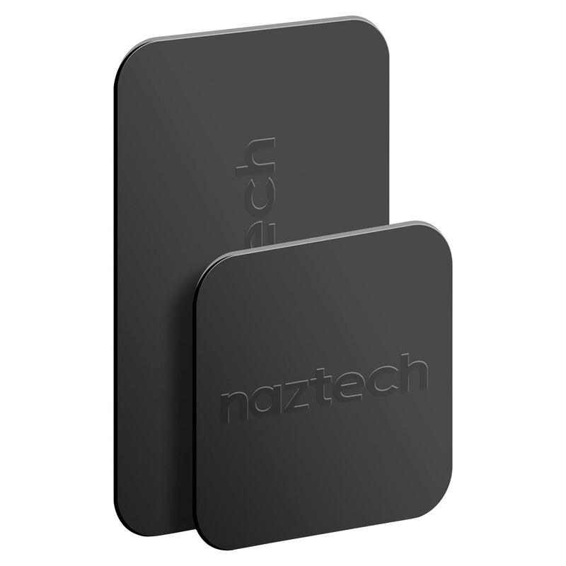 Naztech MagBuddy 2 Pack Magnet Phone Case Plate - Adhesive Metal Plate for Phone Magnet Strong Magnetic Sticker Magnetic Plates with Adhesive Backing Metal Stickers for Magnets for iPhone & Android - Image 1