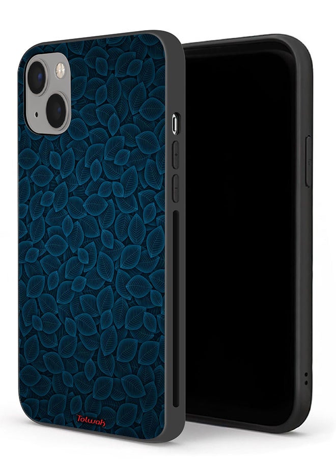 Tolwak Apple iPhone 13 mini Protective Case Digital Art Leaves Pattern - Image 1